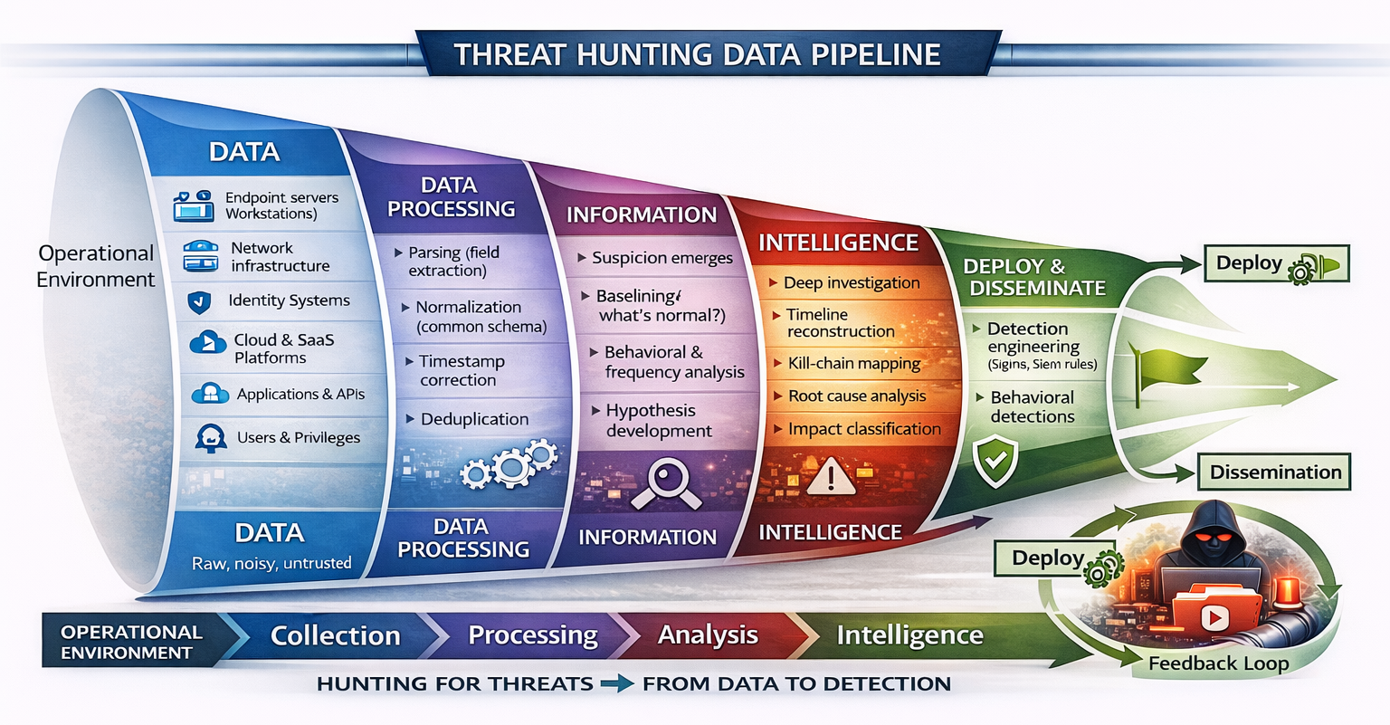 Threat Hunting Data Pipeline